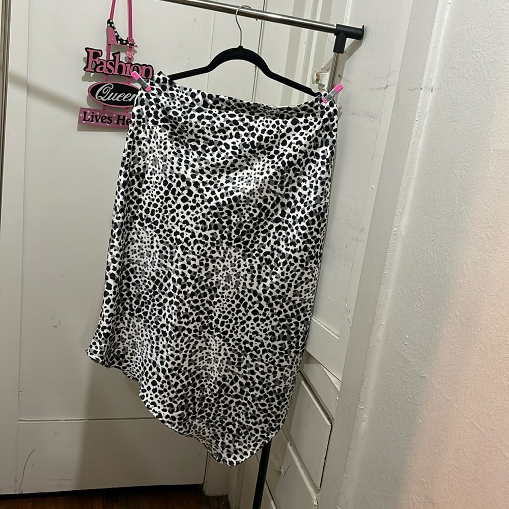 Blouse and skirt,satin type polyester material